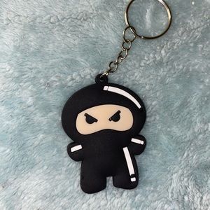 Black ninja keychain